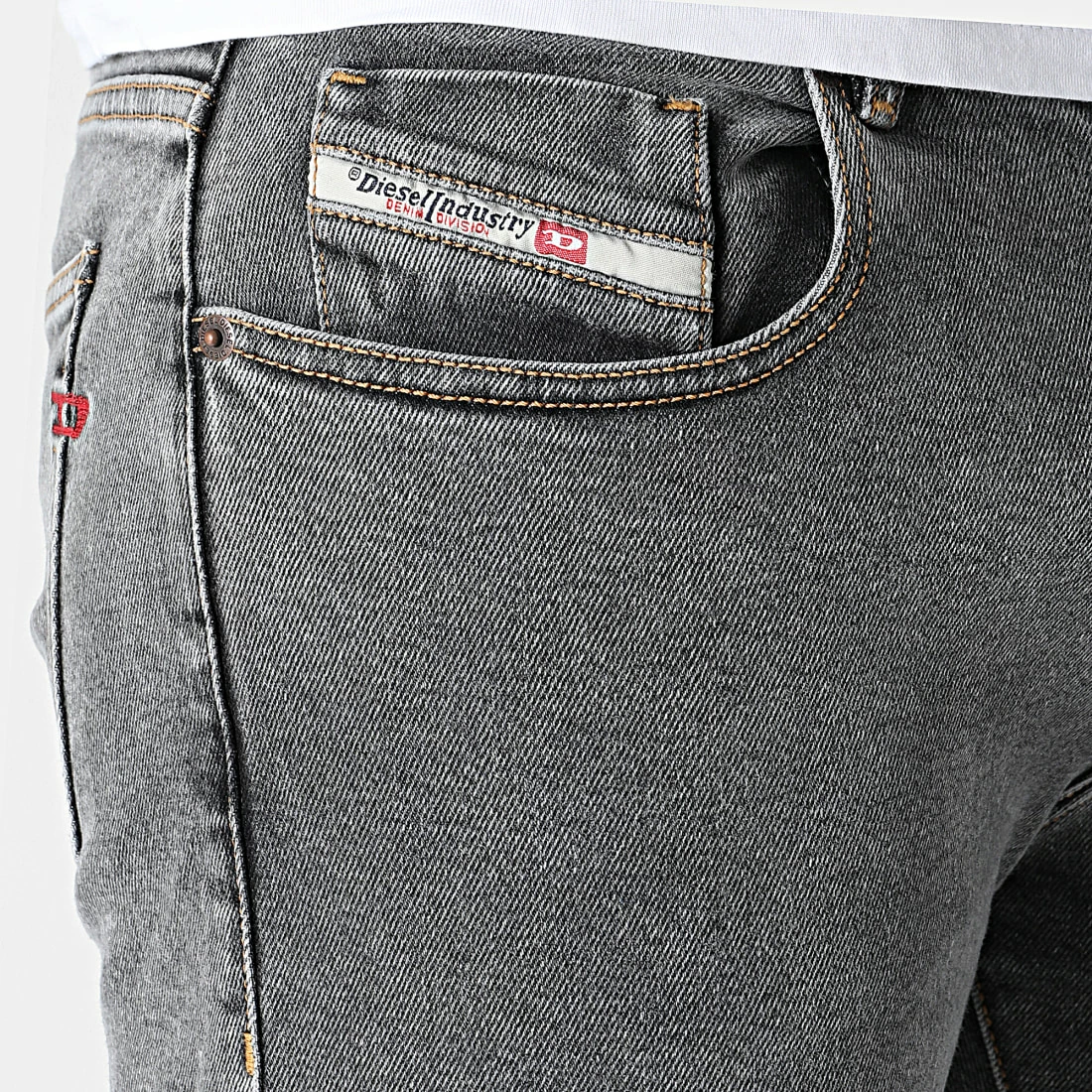 Remise 😉 Jean Slim D-Strukt A03562-09D78 Gris de Diesel 🔥 4 Remise 😉 Jean Slim D-Strukt A03562-09D78 Gris de Diesel 🔥 – Image 2