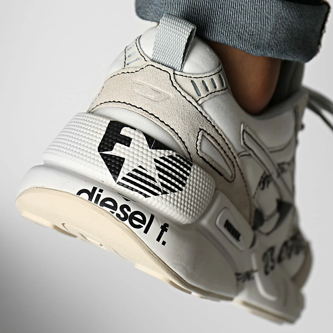 Meilleure vente ✨ Baskets S-Serendipity Sport Y02868-P4801 Blanc de Diesel ✔️ 5 Meilleure vente ✨ Baskets S-Serendipity Sport Y02868-P4801 Blanc de Diesel ✔️ – Image 4