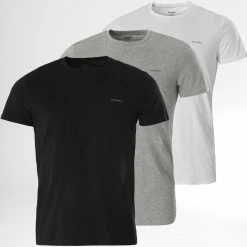 Les meilleures critiques de 😉 Lot De 3 Tee 👕 Shirts Jake Round Neck Blanc Gris Chiné Noir de Diesel ✔️